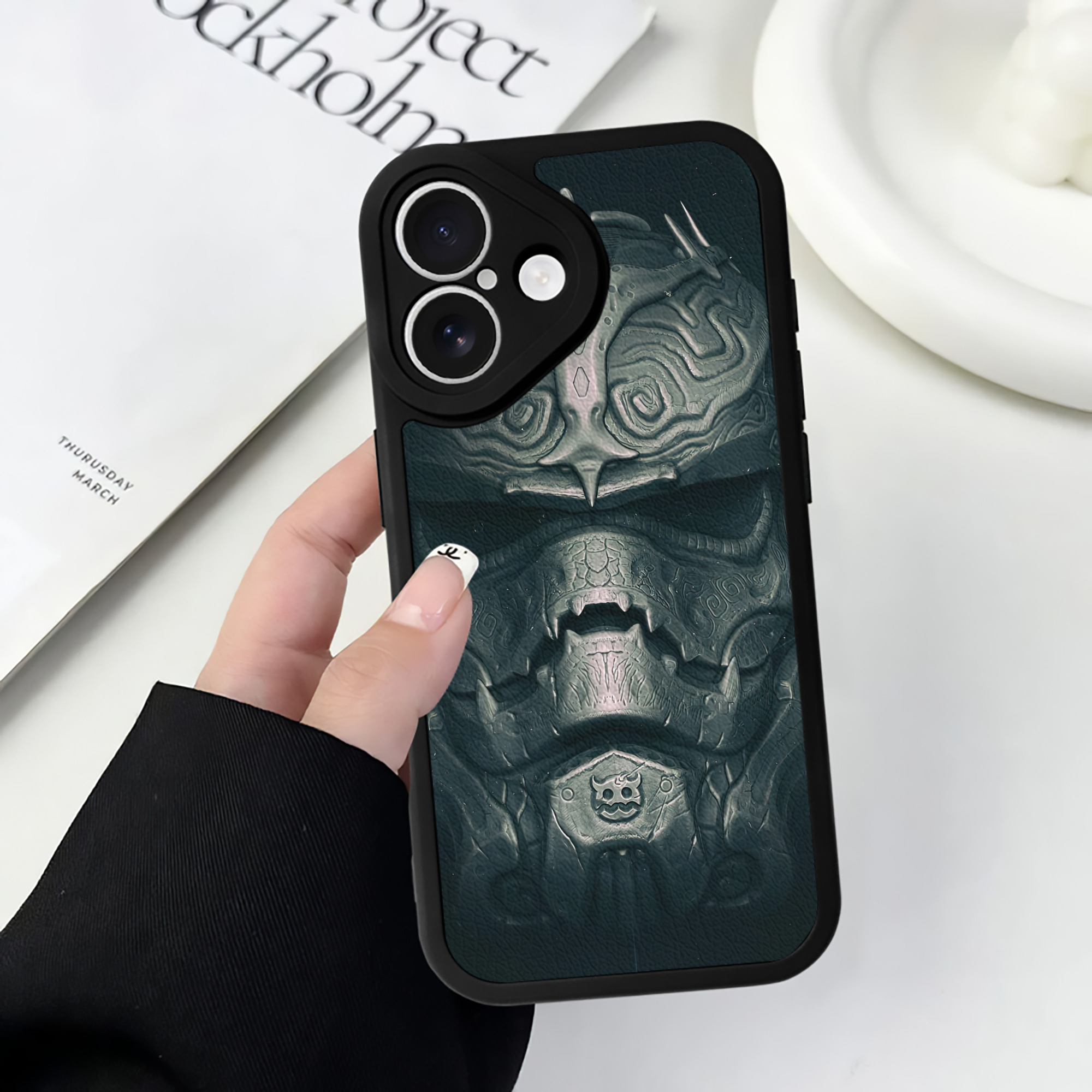 （画像用） スター・ウォーズ Star Wars 【iPhone 16シリーズ対応】シリコンスマホケース（レザー調） 材質：シリコン